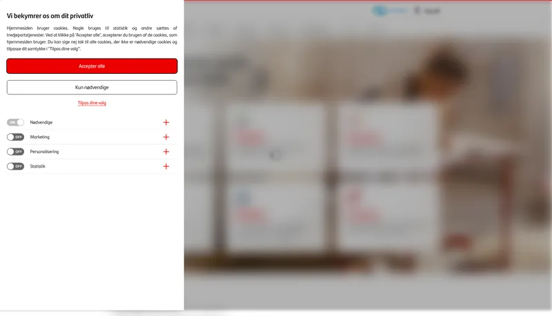 Santander Consumer Bank hjemmeside screenshot 2026 - lån oversigt